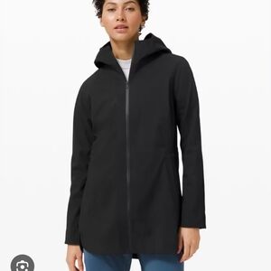 Lululemon Glyde Along Softshell Waterproof Rain Jacket Sz 6